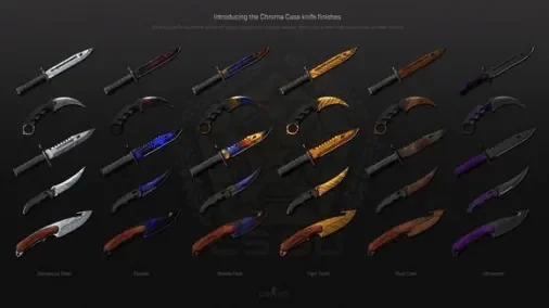 CS：GO武器箱与稀有刀种详细解析