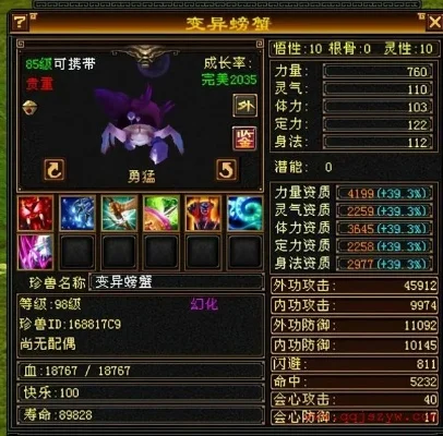 新天龙八部珍兽强度与选择指南
