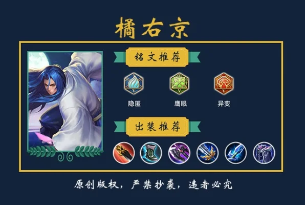 橘右京出装攻略与铭文搭配详解
