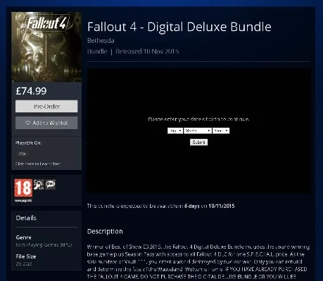 PS4《辐射4》登录难题解决方案及技巧